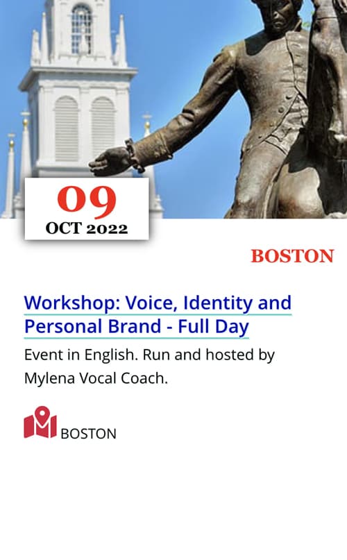 Vocal Coaching Workshop in Boston