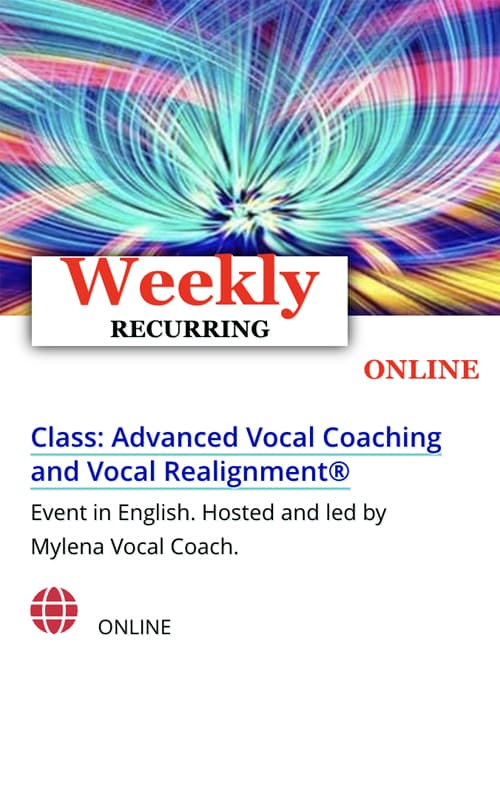 Advanced Vocal Coaching Class: Voice Realignment